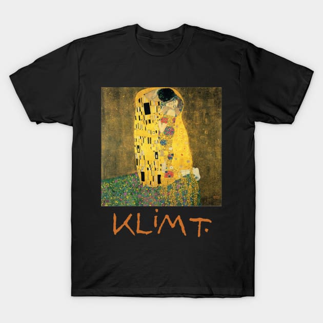 The Kiss by Gustav Klimt T-Shirt by MasterpieceCafe